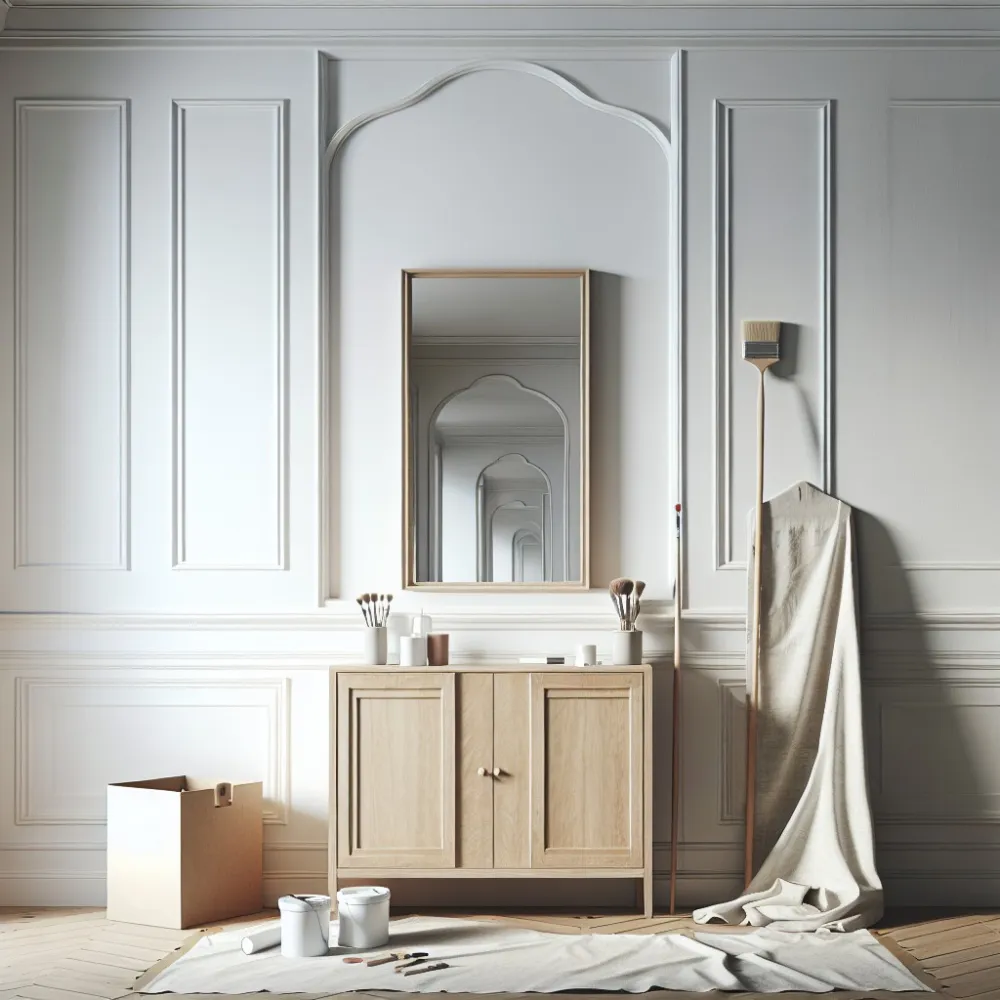 Minimalistyczny styl w trakcie remontu mieszkania