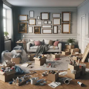 Aranżacja wnętrz podczas remontu