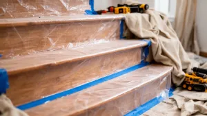 Jak zabezpieczyć schody drewniane przed remontem