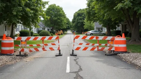 Remont drogi a wjazd na posesję